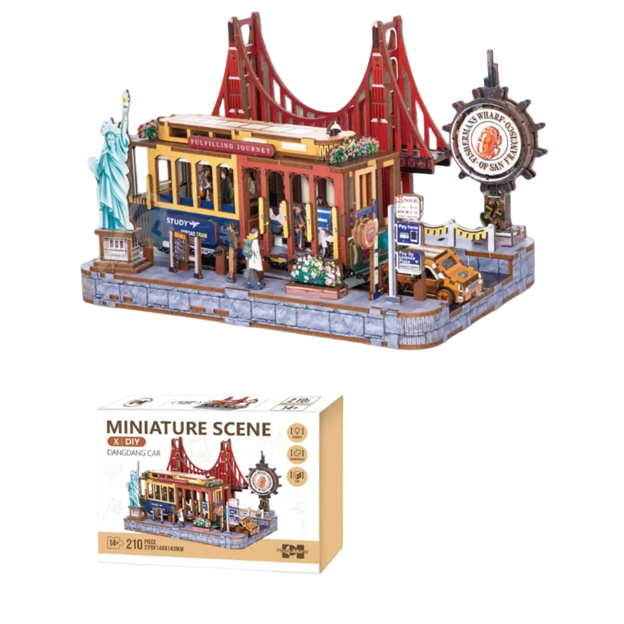 Scène 3D en Bois 68084