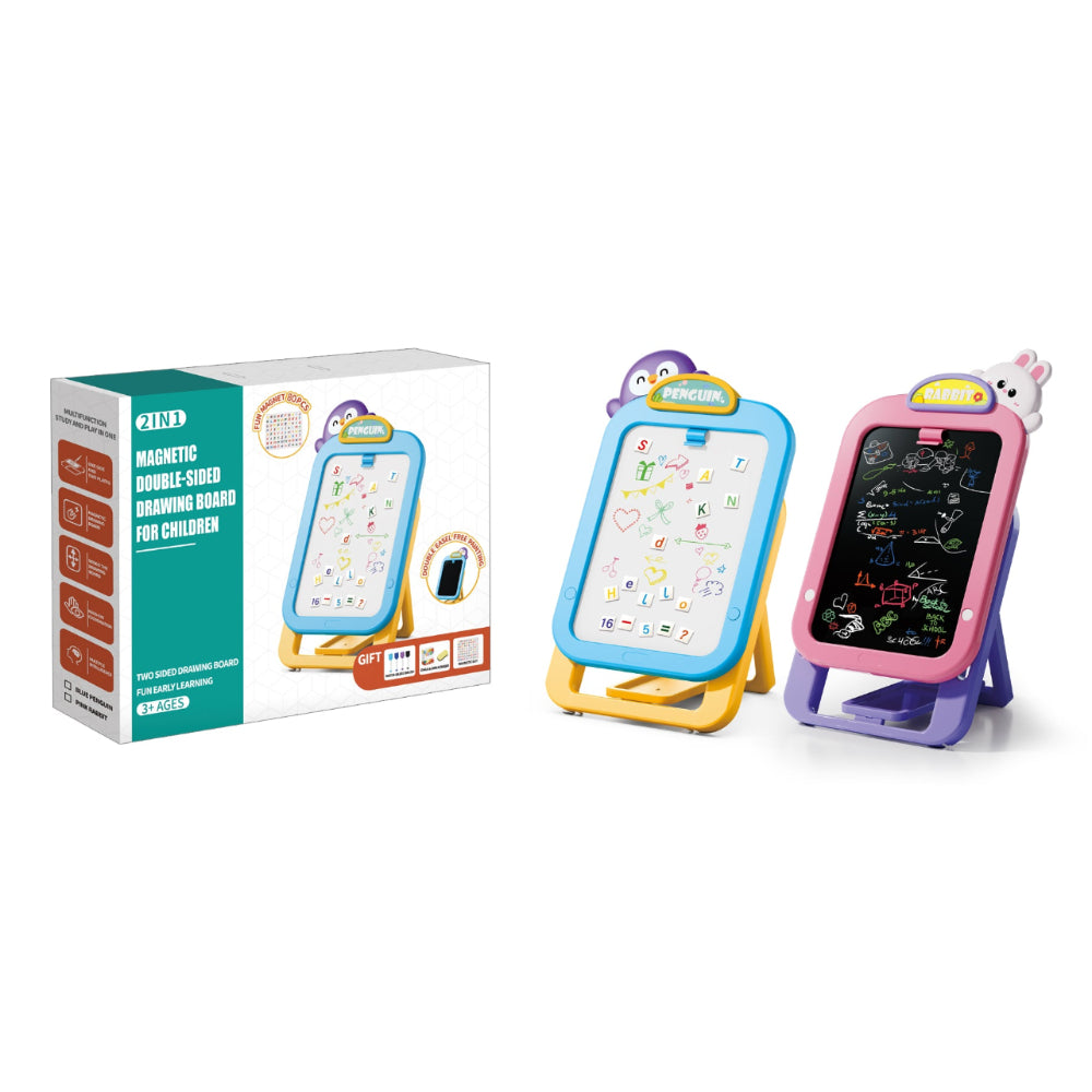 Tableau de Dessin Double Face Réglable pour Enfants