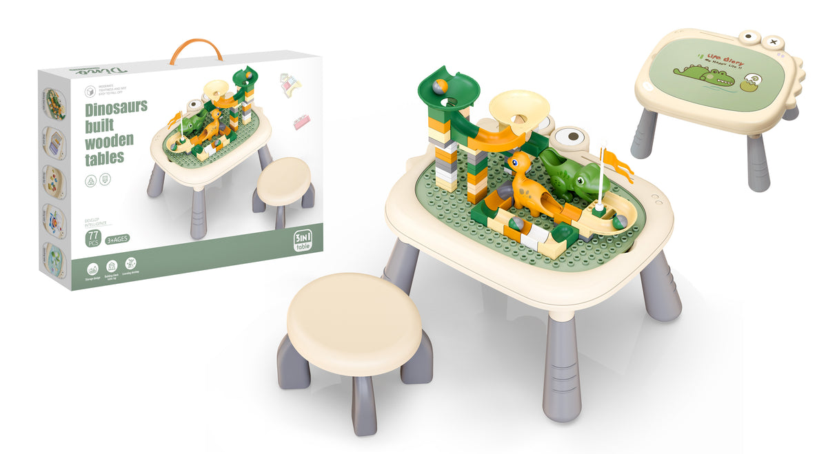 Table d'Apprentissage avec Blocs de Construction Dinosaure (B8017A)