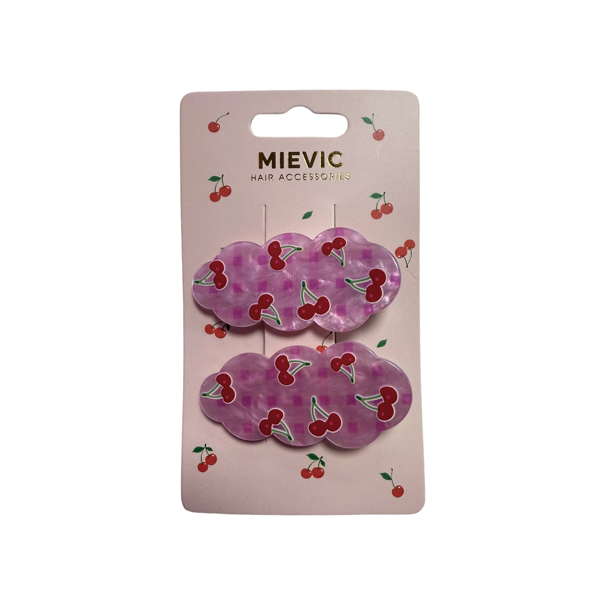 HAIR CLIP 2 pcs Cherry Series MS08023