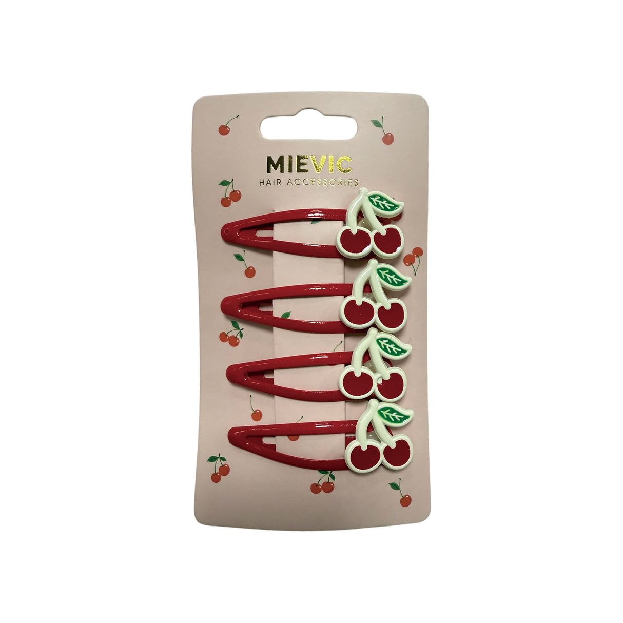 Lot de 4 Barrettes Série Cherry