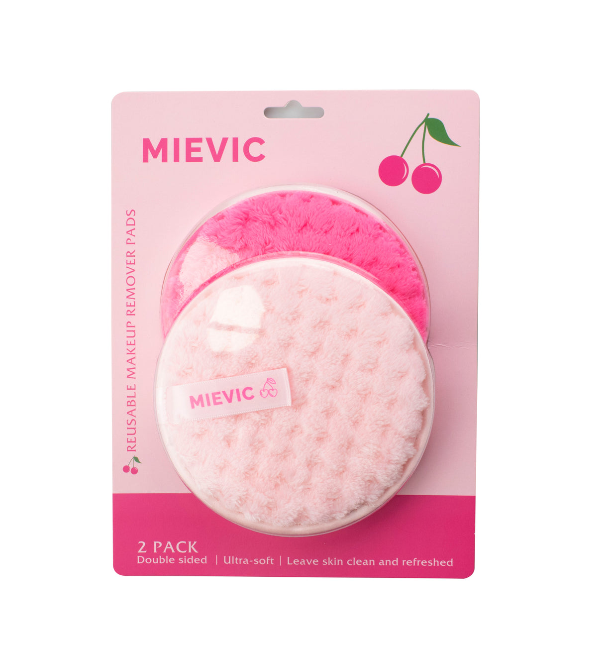 Disques nettoyants visage Rose Série Cherry Babe