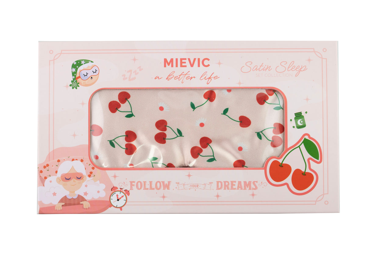 Satin Sleeping set Red Cherry Babe Series