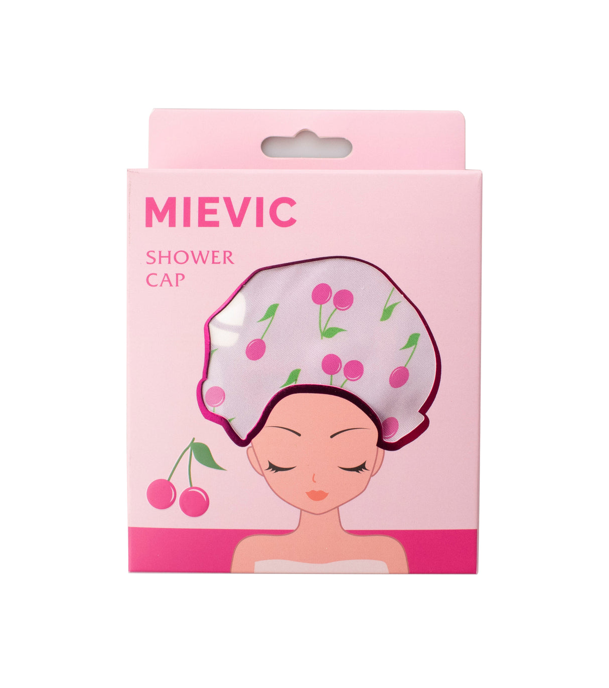 Shower Cap Pink Cherry Babe Series