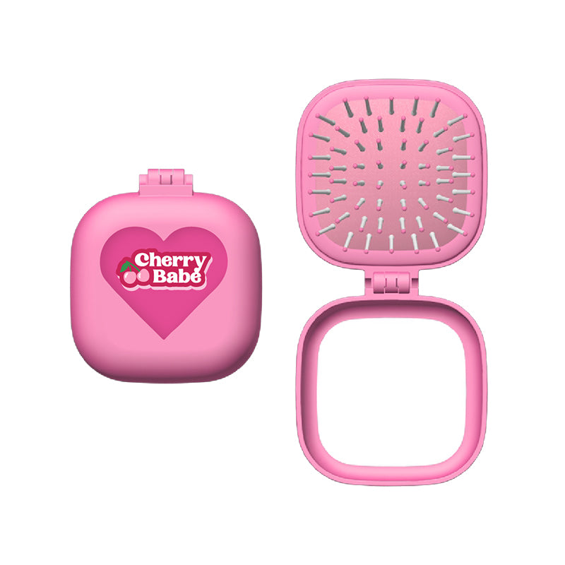 Brosse à Cheveux Pliable avec Miroir CY171D