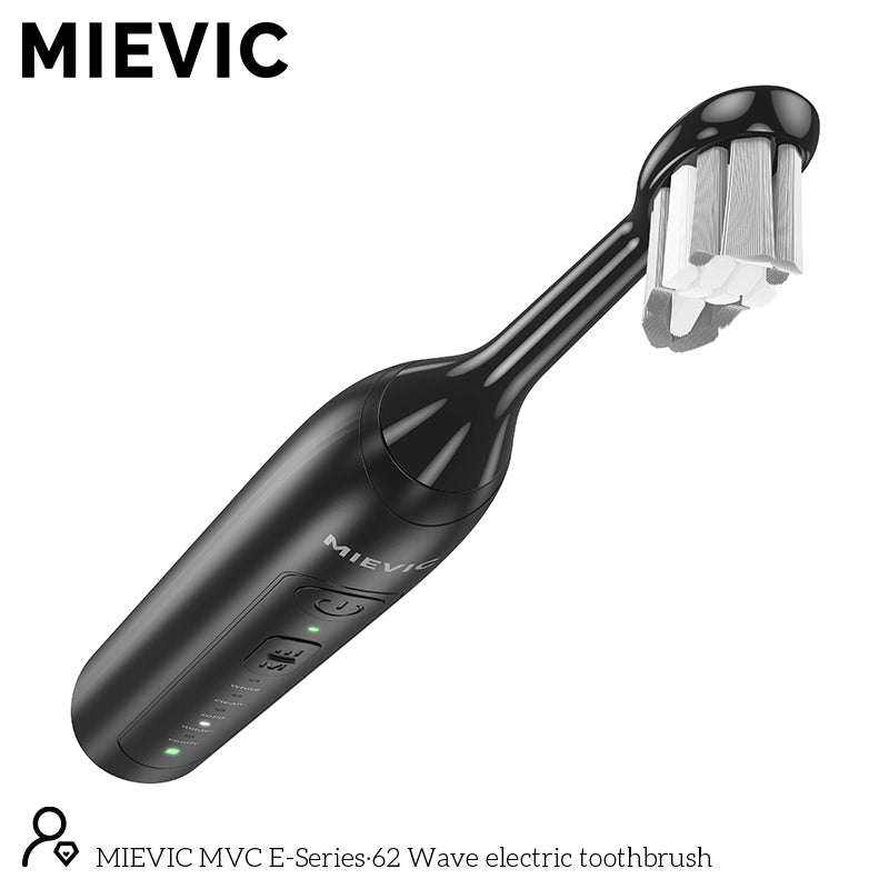Brosse à dents électrique avec nettoyage intelligent noir
