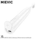 Brosse à dents électrique avec nettoyage intelligent blanc