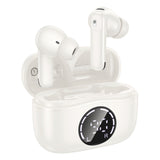 Écouteurs Bluetooth sans fil avec réduction de bruit ANC+ENC blanc