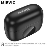 Écouteurs Bluetooth sans fil avec réduction de bruit ANC+ENC - Noir