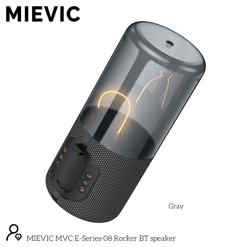 Veilleuse magnétique et enceinte Bluetooth Rocket gris