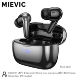 Écouteurs Bluetooth True Wireless avec réduction de bruit ANC+ENC noir émaillé