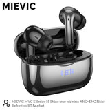 Écouteurs Bluetooth True Wireless avec réduction de bruit ANC+ENC noir émaillé
