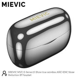 Écouteurs Bluetooth True Wireless avec réduction de bruit ANC+ENC noir émaillé