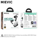 Écouteurs Bluetooth True Wireless avec réduction de bruit ANC+ENC noir émaillé