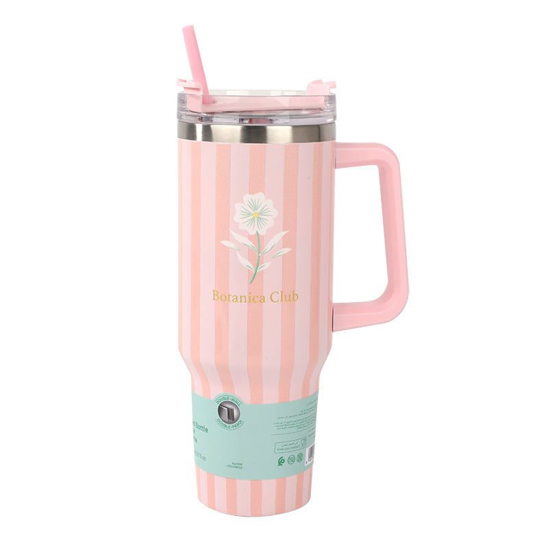 1250ml SS gobelet isotherme avec poignée And Straw