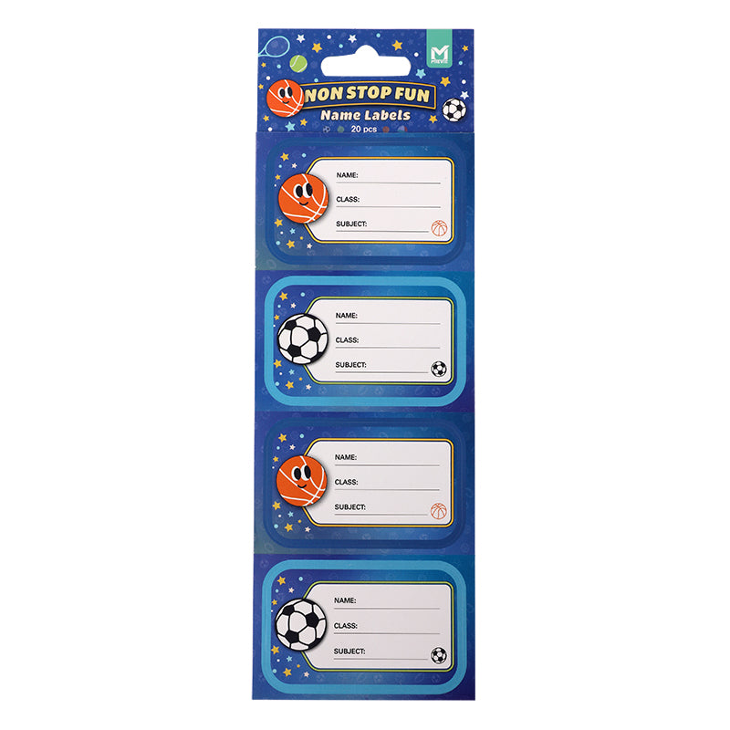 Set de 20 Étiquettes pour Bagages – FUN Sport BTS26