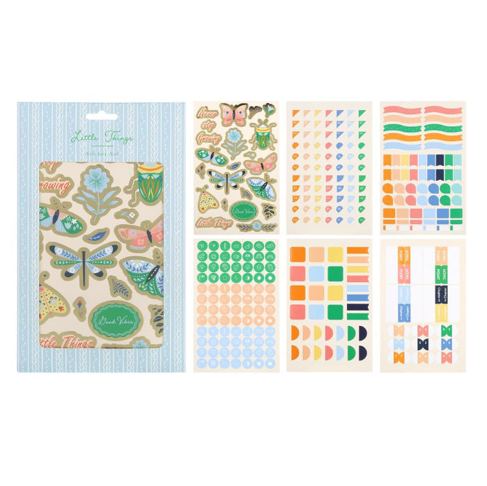 Autocollant Set With Assorted Decorative Sheets