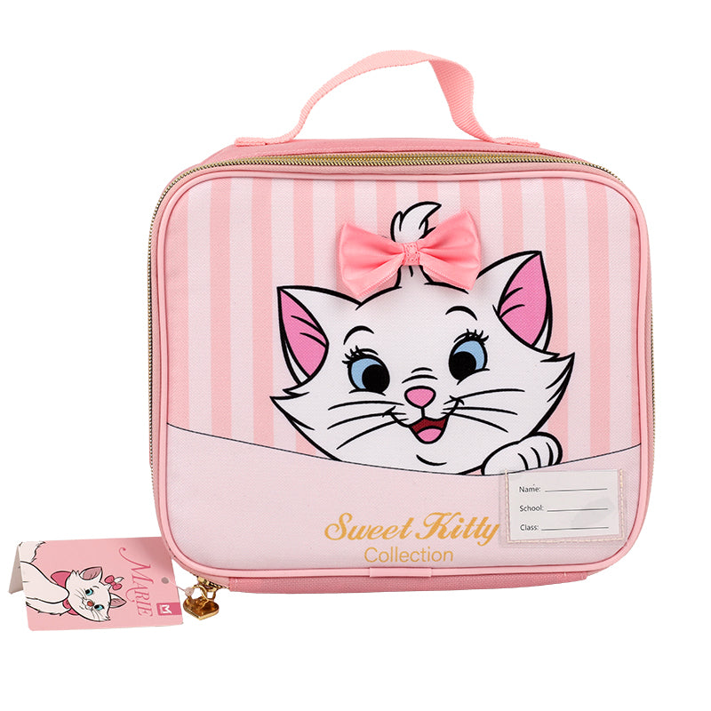Sac Repas Isotherme Rose avec Nœud - Marie
