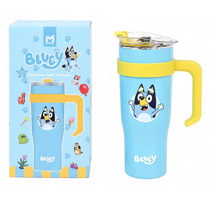 Tumbler Inox Bleu 1200 ml avec Poignée - Bluey