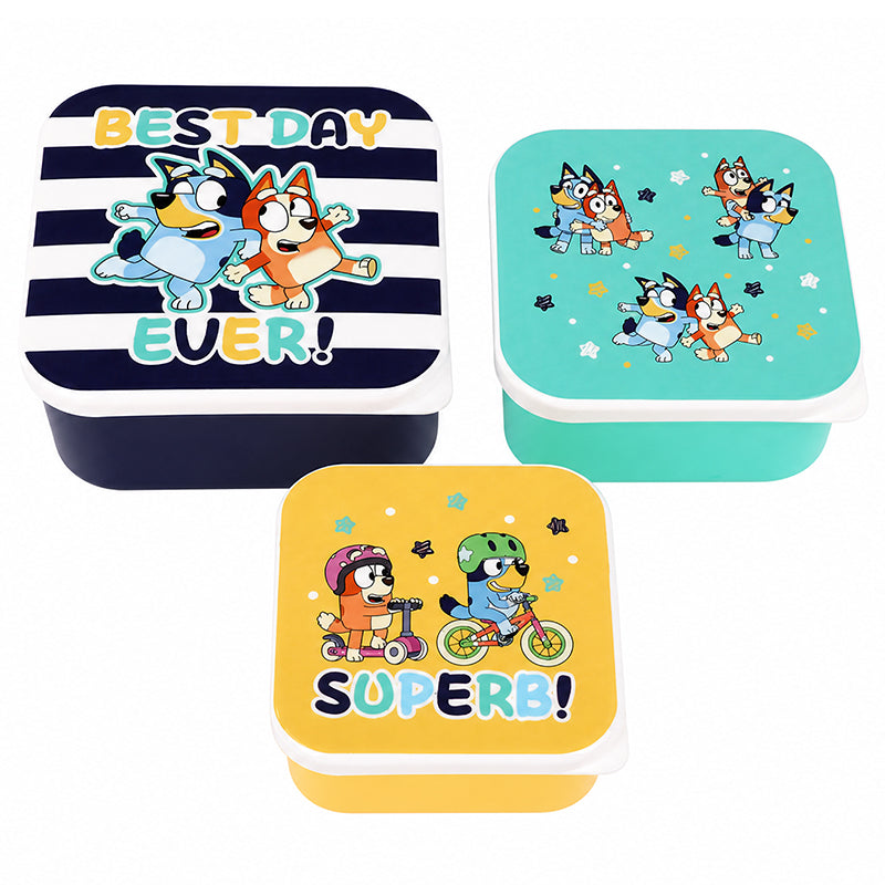 Set de 3 Lunch Box Multicolore - Bluey