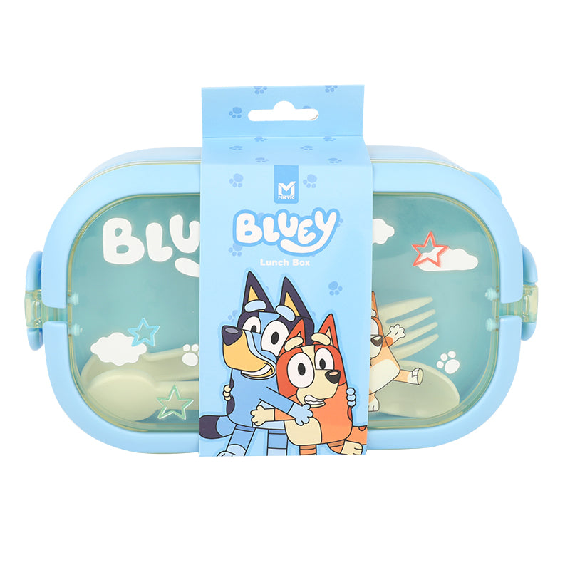 Bento Lunch Box Bleu à Couvercle Clipsable - Bluey