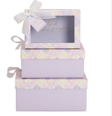 Boîte Cadeau avec Ruban en Velours – 19,5 × 13,5 × 8,5 cm