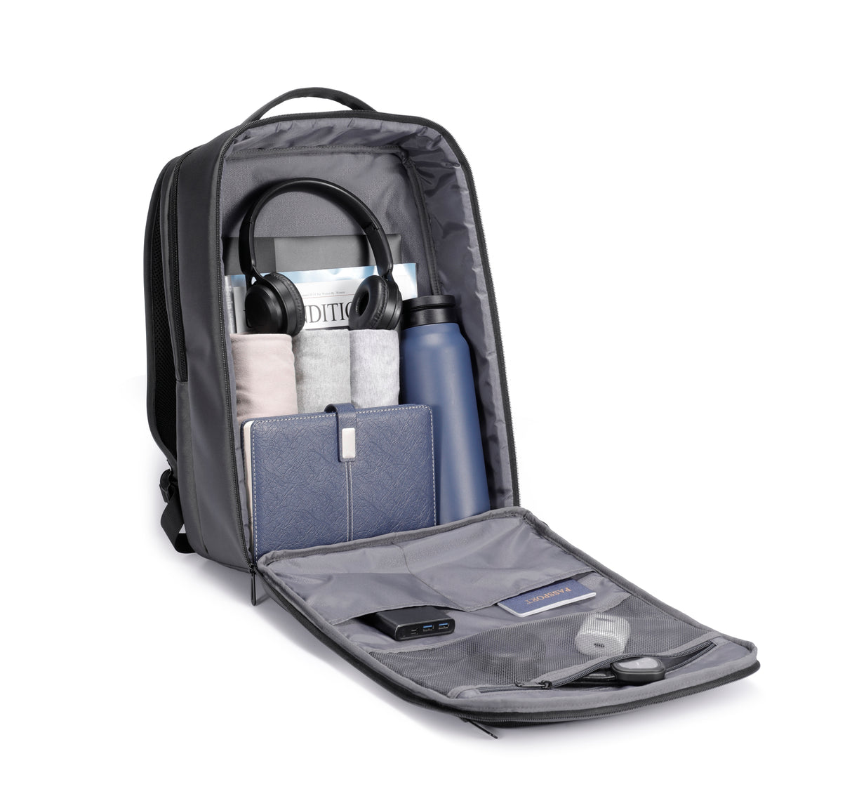 Sac à Dos Professionnel pour Ordinateur Imperméable – Gris Foncé