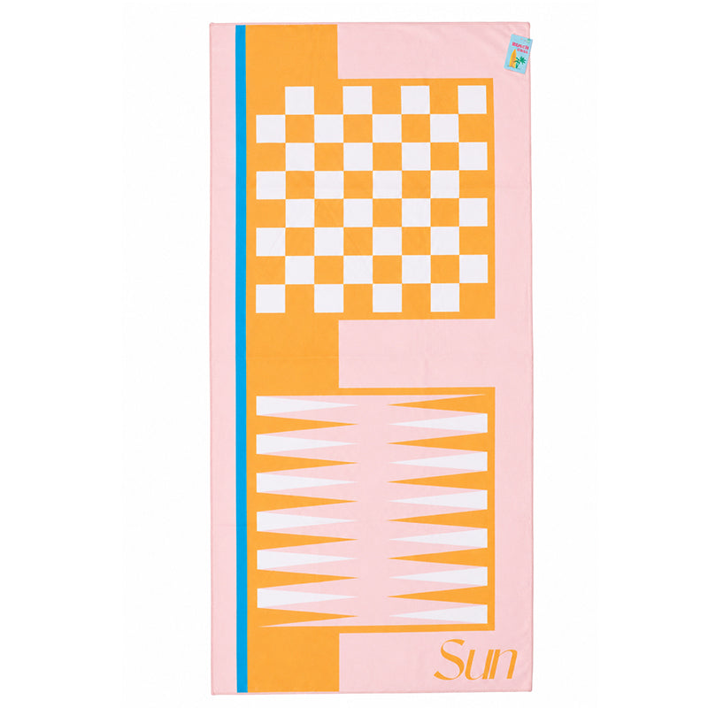 Serviette de Plage - Rayures Jaunes