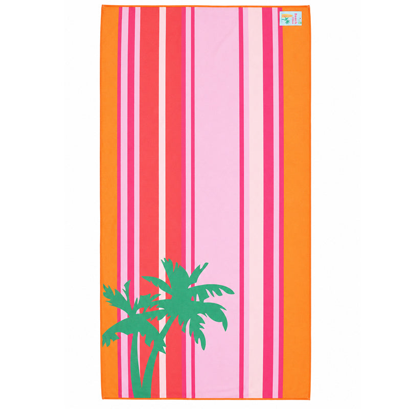 Serviette de Plage - Rayures Orange