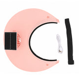 Casquette Ventilateur Solaire - Rose