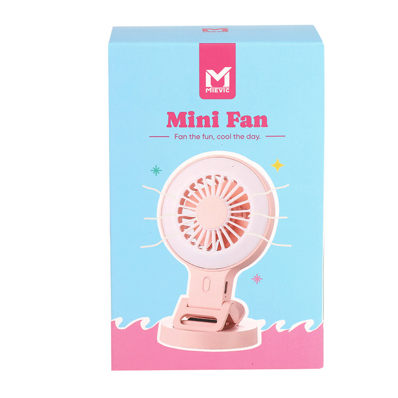 Mini Ventilateur de Bureau - Rose