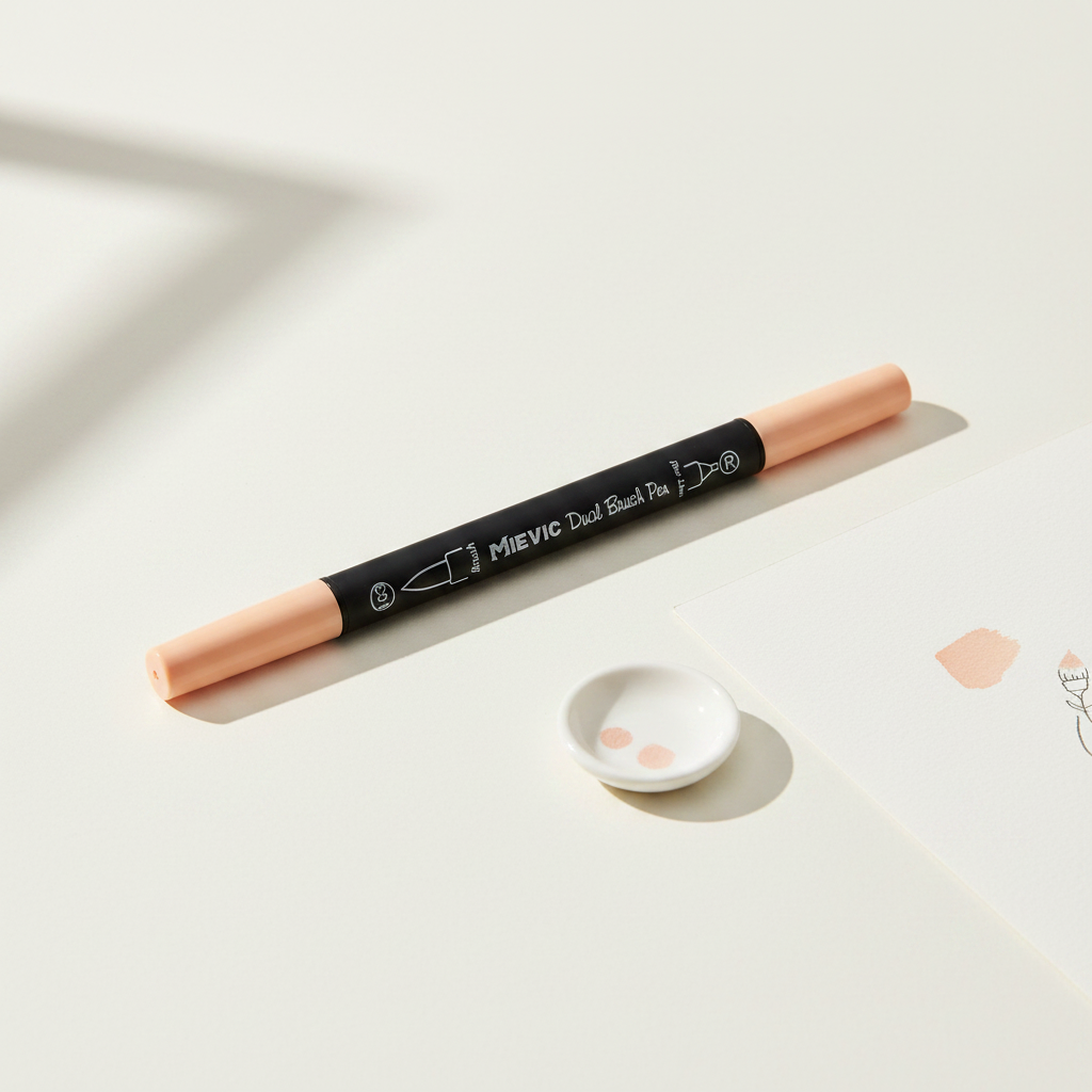 Stylo Duo Tip Beige