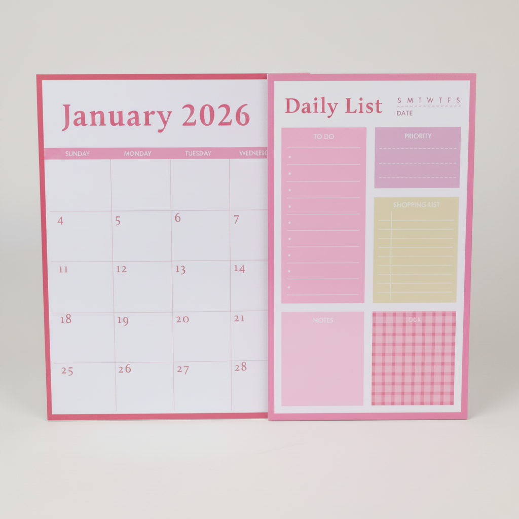 Calendrier 2026 Cherry Babe Rose