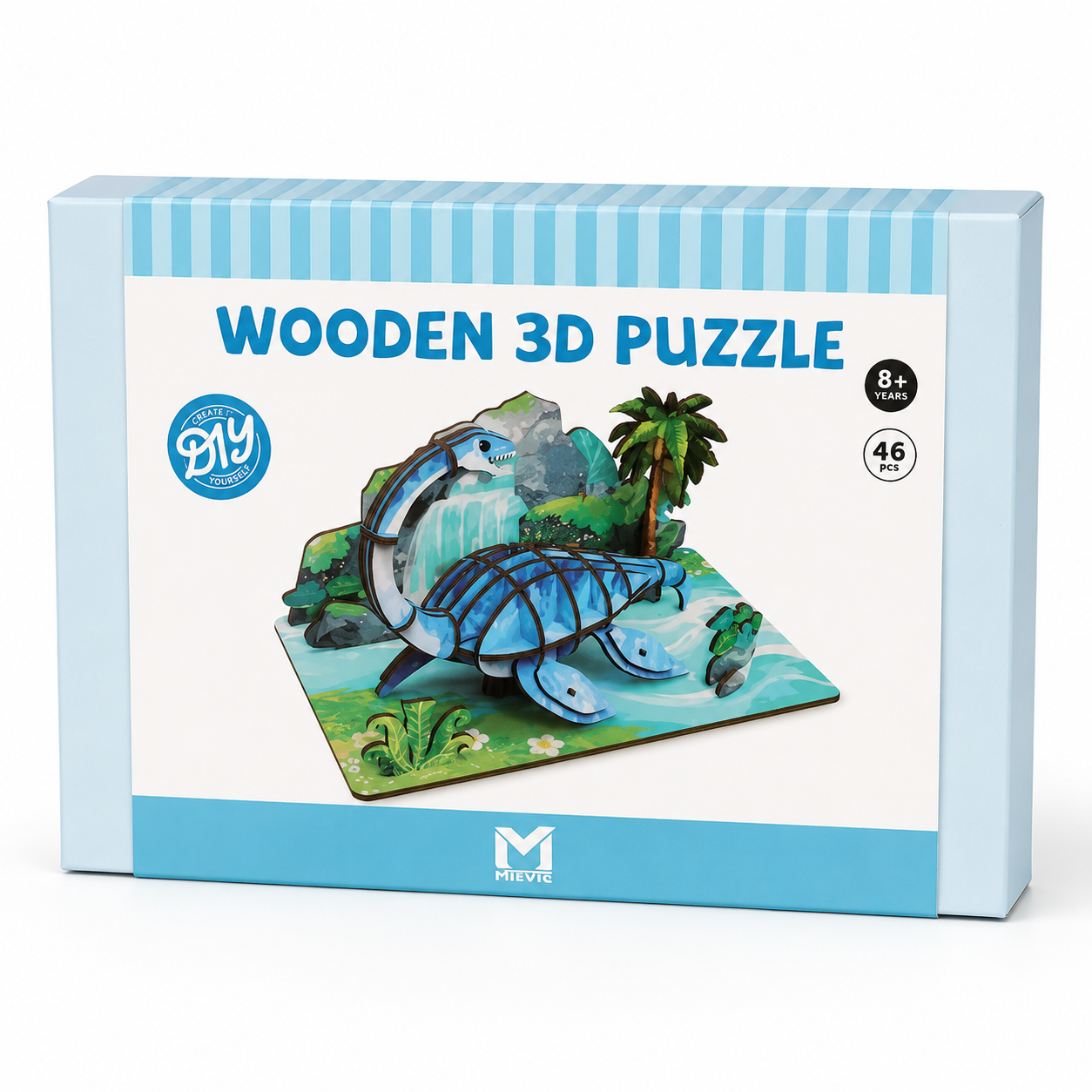 Puzzle en Bois Wooden Cartoon Model Puzzle 3D - 8A+