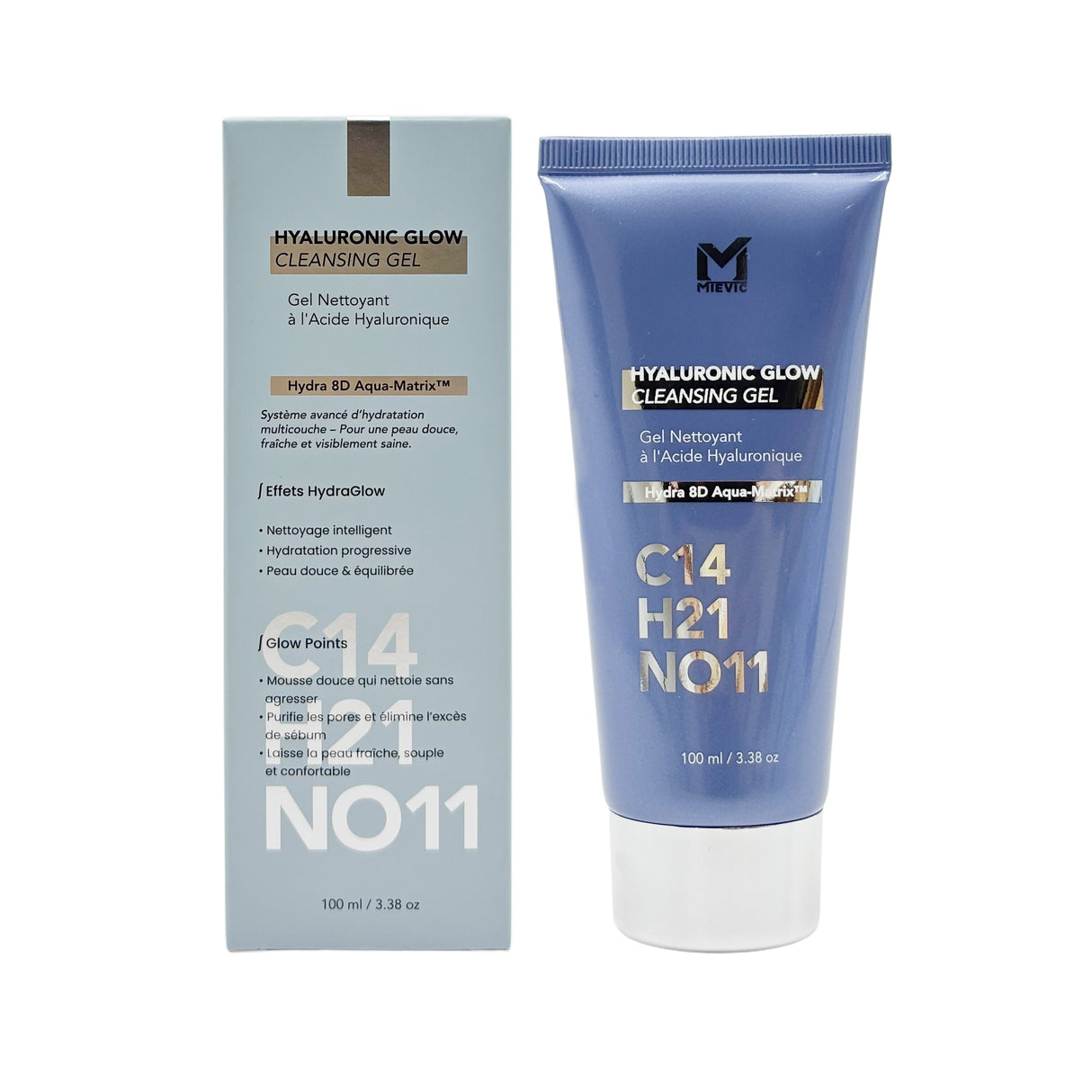 Gel Nettoyant Éclat à l'Acide Hyaluronique 100 ml
