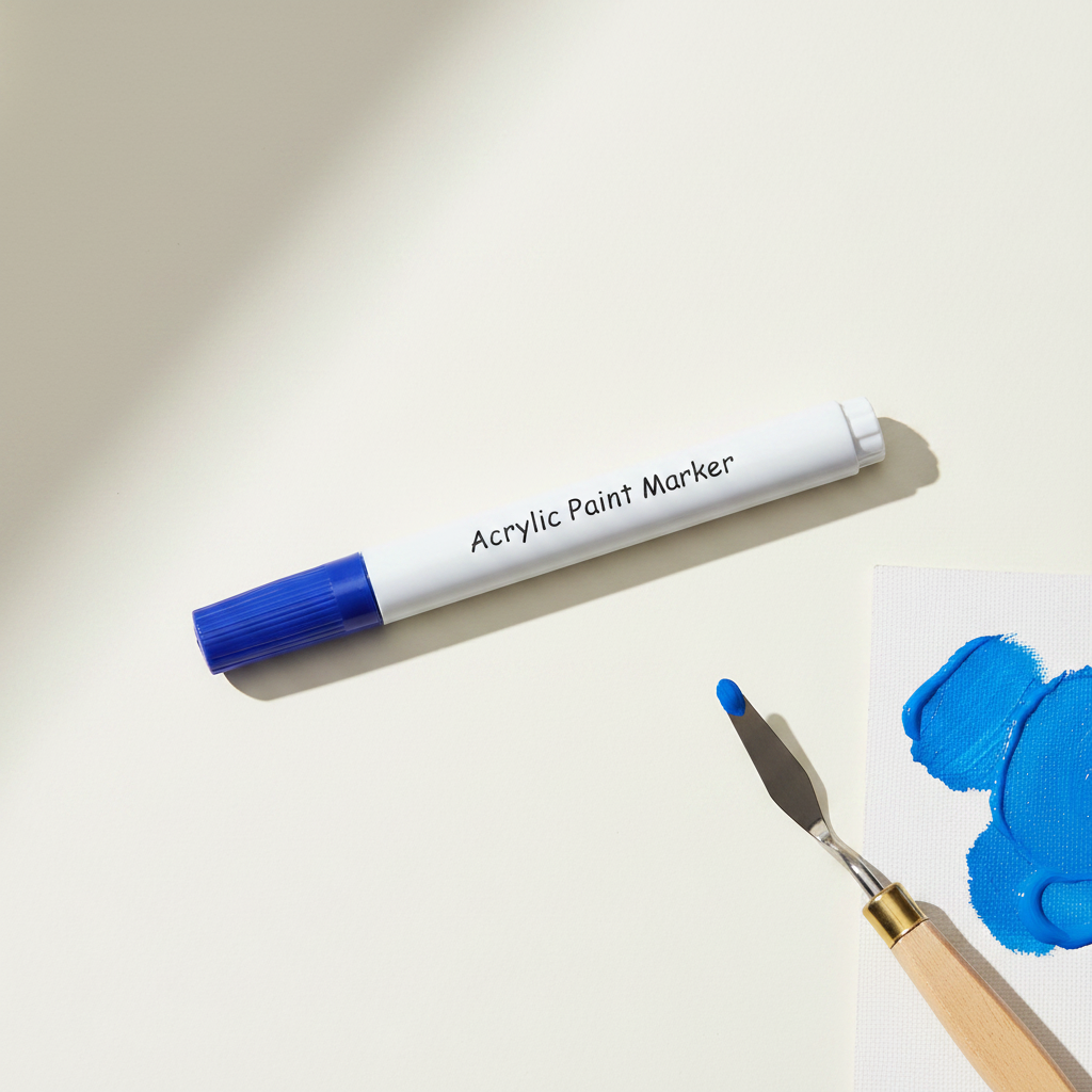 Marqueur Acrylique Bleu Foncé
