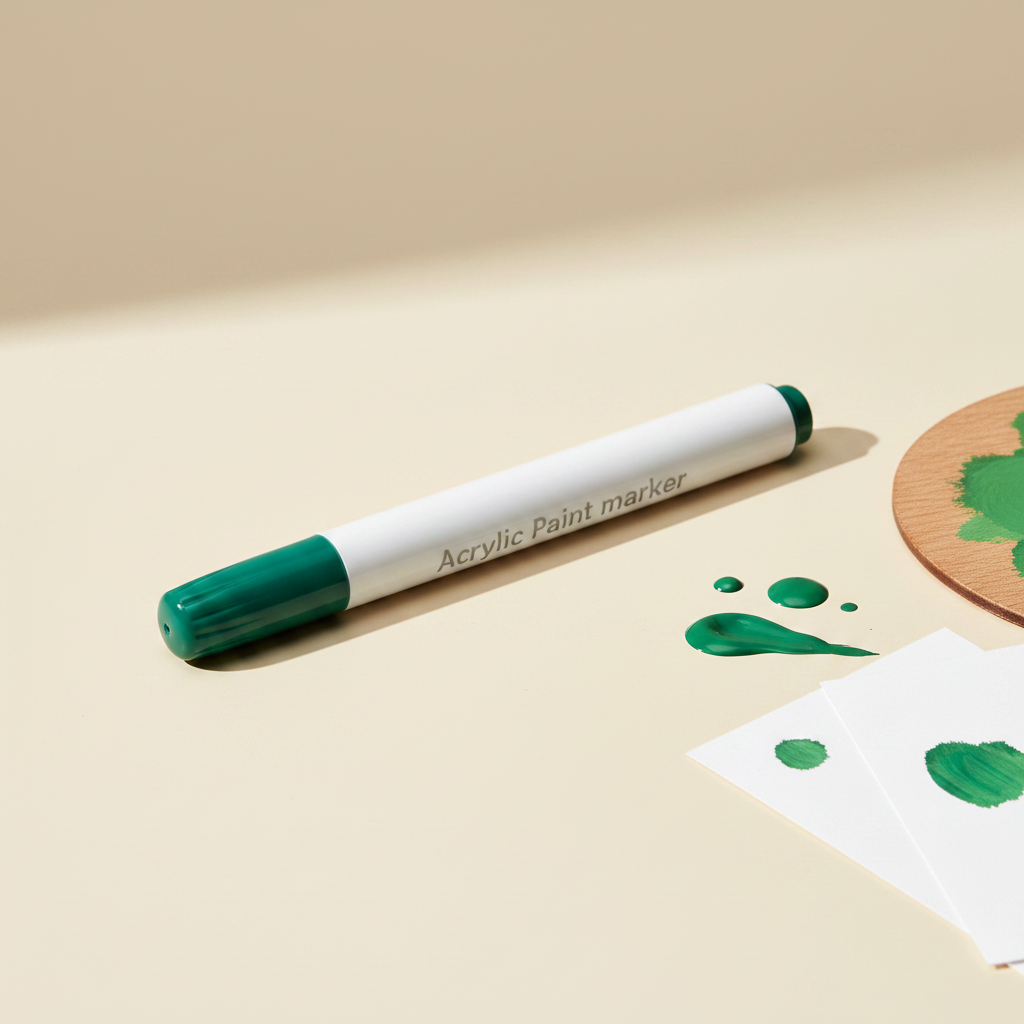 Marqueur Peinture Acrylique Vert Foncé
