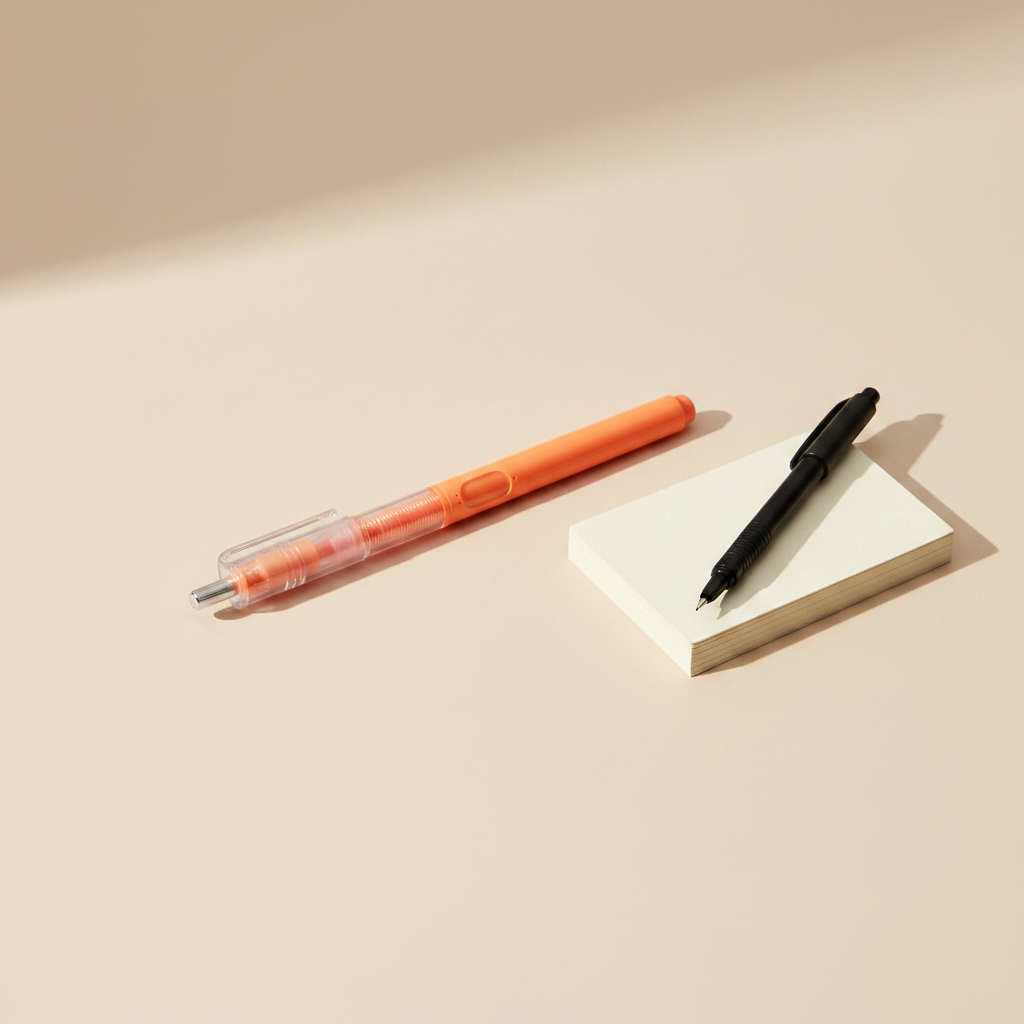 Stylo Aquarelle Orange Fluo