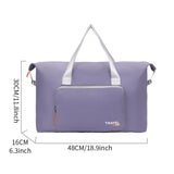 Folding Duffel Foldable Sac Violet