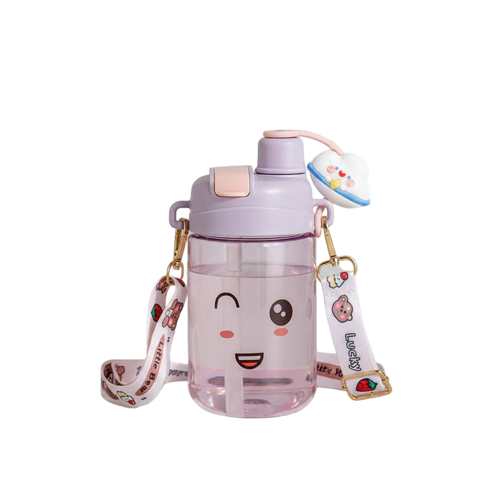 Gobelet Paille Emoji Enfant Violet