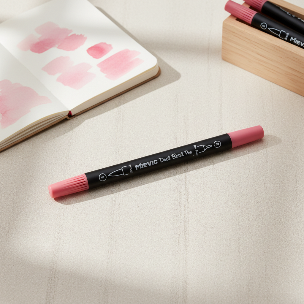 Stylo Duo Tip Rose Clair