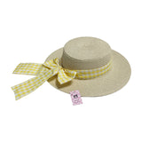 Plage en Paille Vintage Yellow ribbon hat MSHB008 SUM26