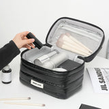Trousse de Bain Glamour Quilts Cosmetic Grand RH2474 - Noir