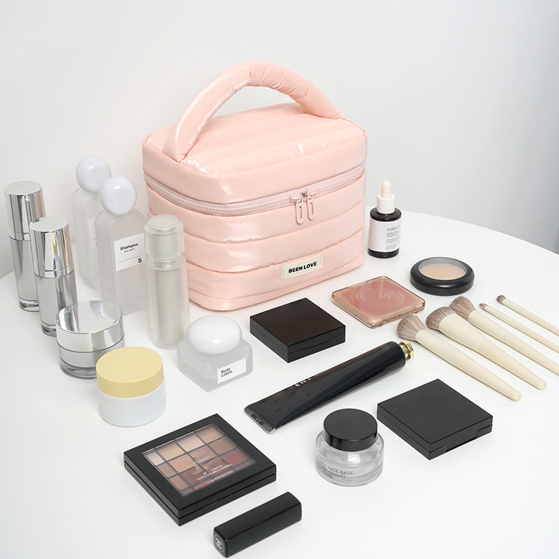 Trousse de Bain Glamour Quilts Cosmetic Grand RH2474 - Rose