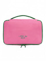 Set 5 Organiseurs de Valise Compression Fuchsia & Vert