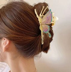 Barrette Cheveux Colorful Buttefly Hair Claw