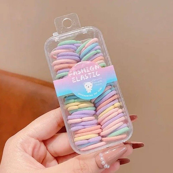 Boîte Mini Élastiques Pastel