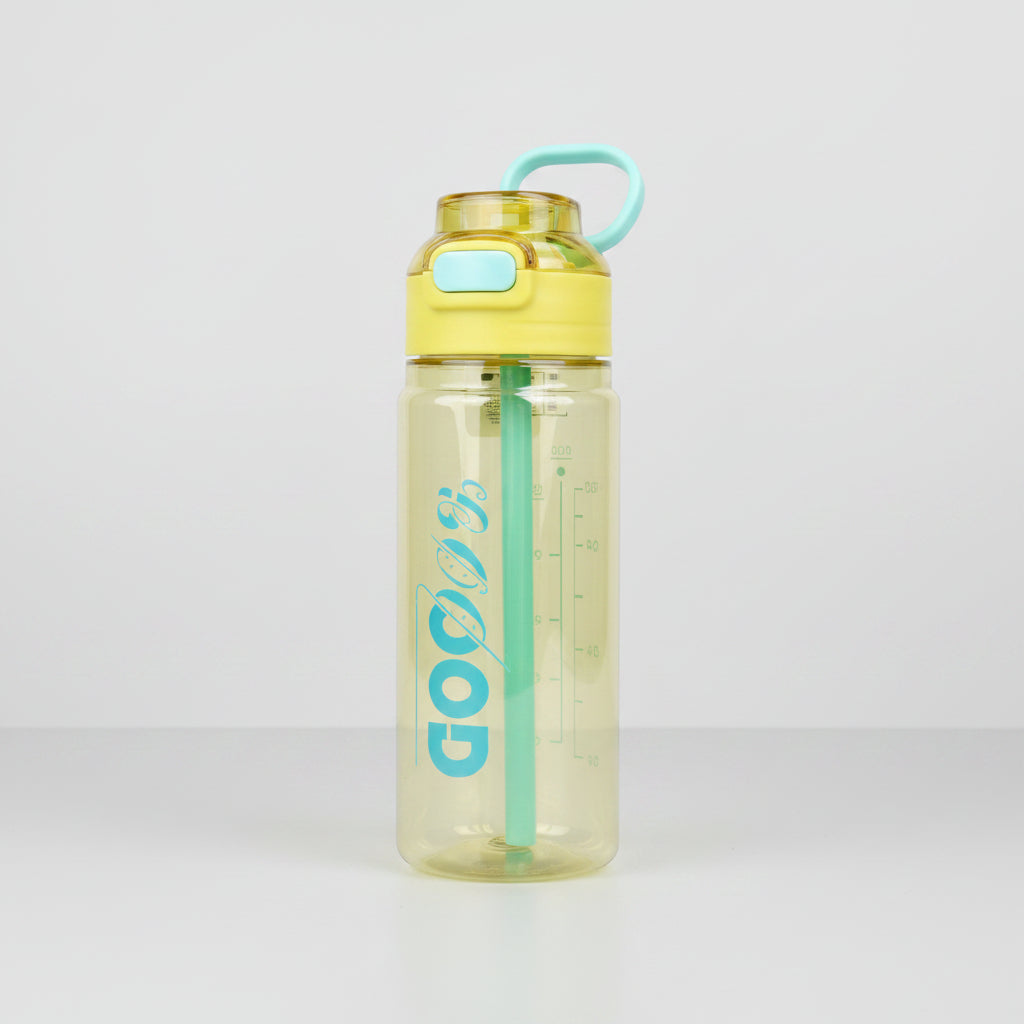 Bouteille Plastique GOOD Jaune