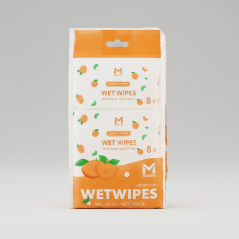 Mini Lingettes Humides Universelles 8 × 10 pcs