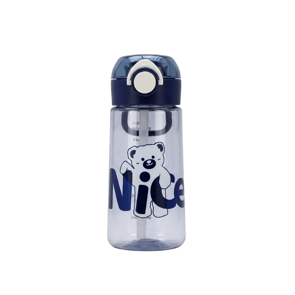Bouteille Enfant Nice Bear Bleue